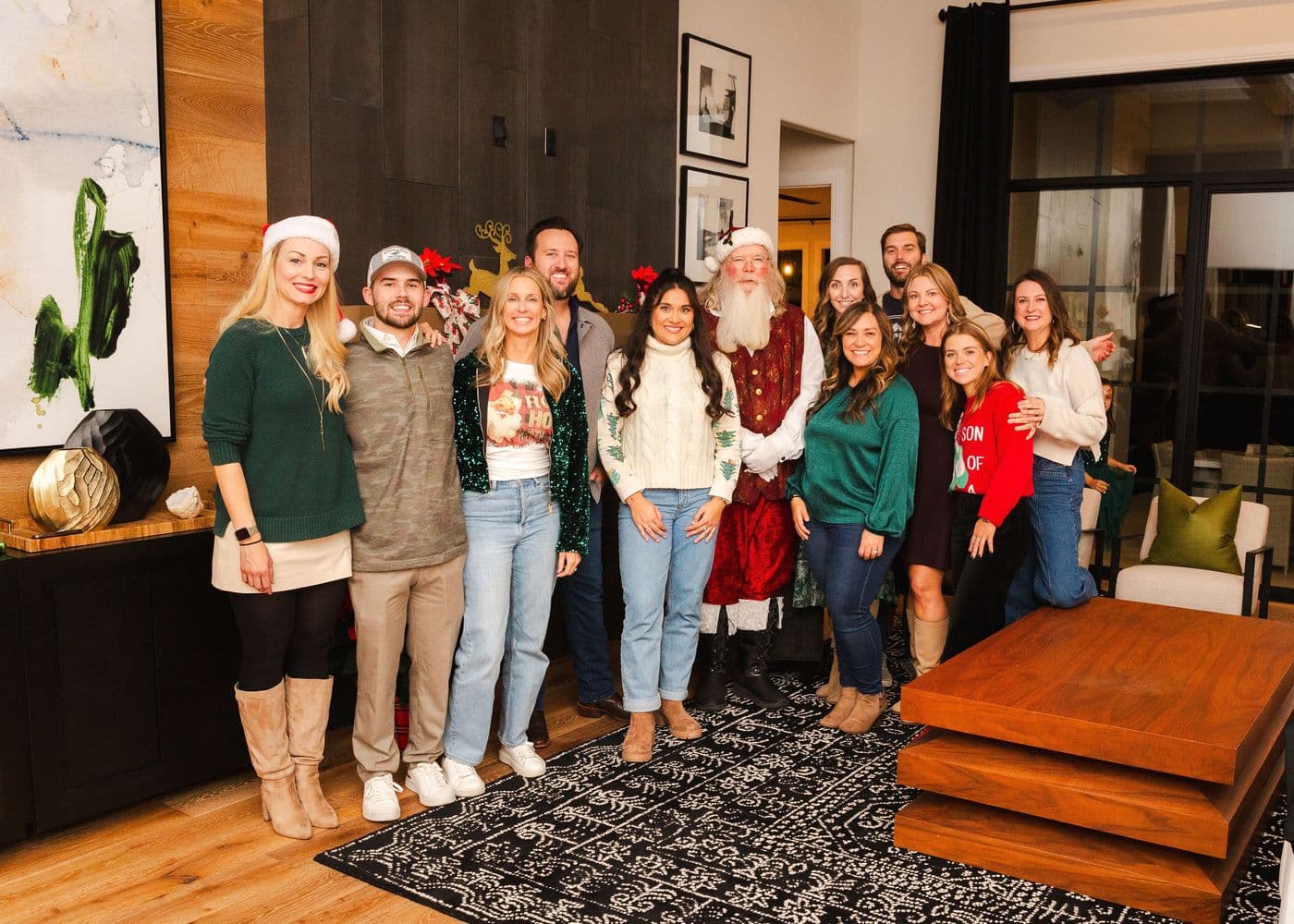 JRE team at a holiday party
