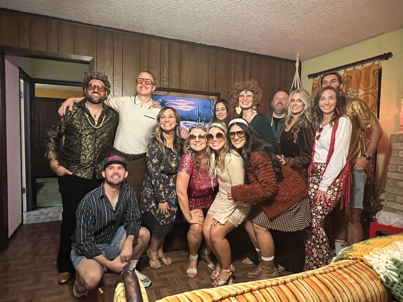 JRE team in costume at a themed party