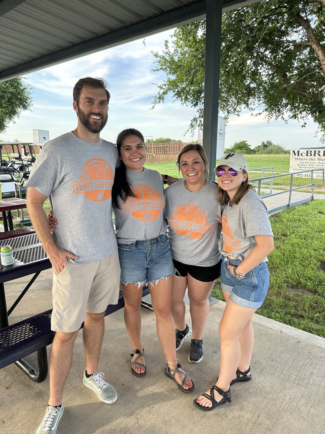 JRE agents in matching team shirts
